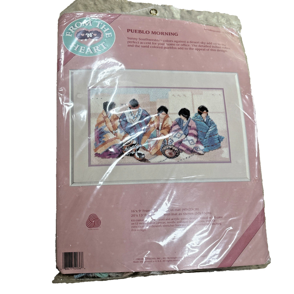 Dimensions From The Heart Pueblo Morning Needlepoint Craft Kit #52036 NEW